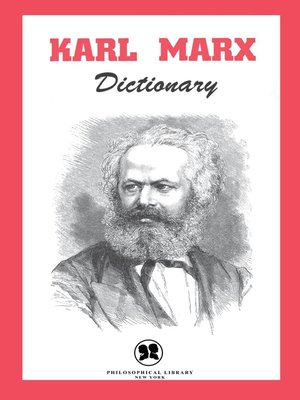 cover image of Karl Marx Dictionary